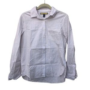 Prince & Fox Striped Oxford Shirt size Large